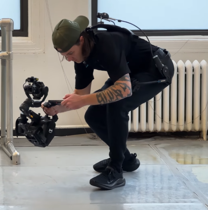 Использование Laevo FLEX с камерой DJI Ronin 4D